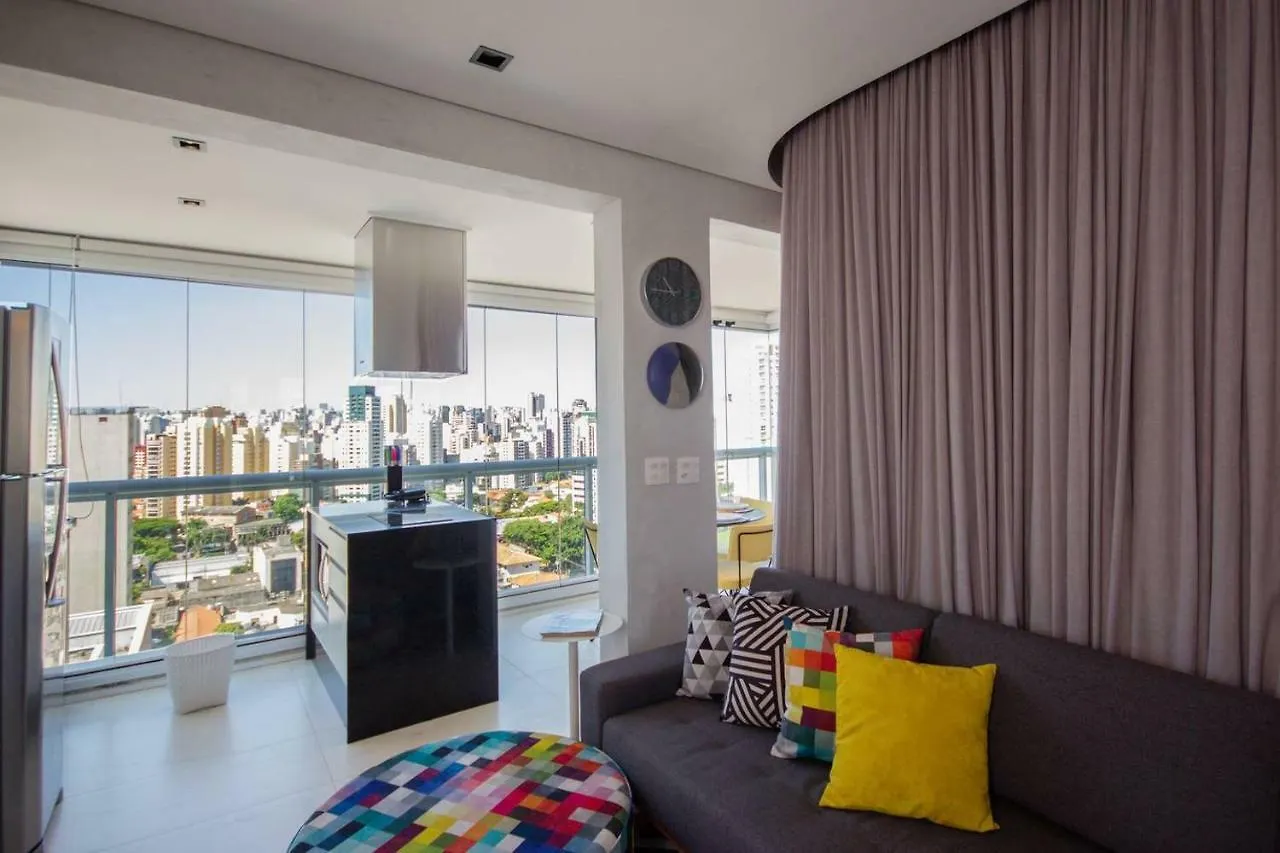 BHomy Vila Olímpia Espetacular com sacada AF193 Apartamento São Paulo 0*,  Brasil