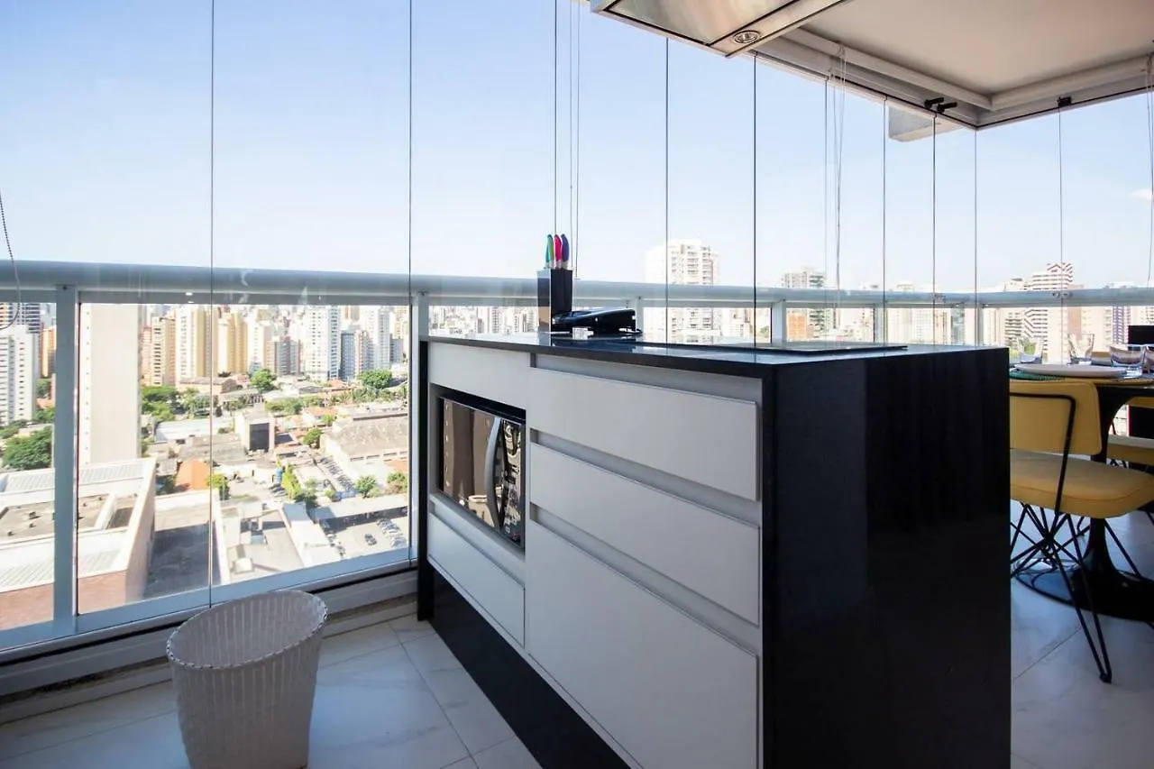 BHomy Vila Olímpia Espetacular com sacada AF193 Apartamento São Paulo