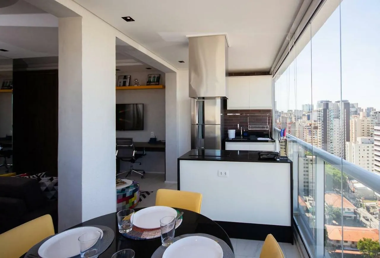 BHomy Vila Olímpia Espetacular com sacada AF193 Lejlighed São Paulo